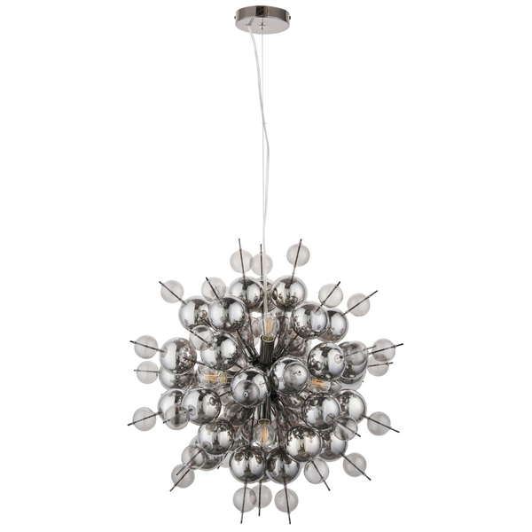Designerska lampa wisząca L&-181583 Light& szklana bubbles chrom