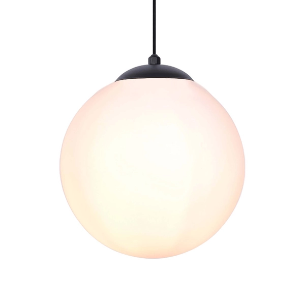 Wisząca lampa kulista Savoy K-4922 ball biała czarna