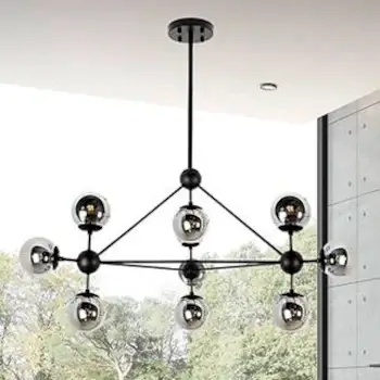 Lampa wisząca Astrifero MSE010100181 szklane kule czarne