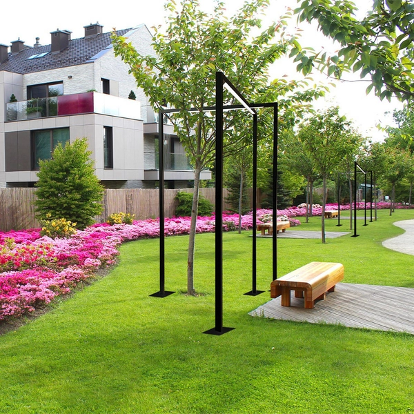 Stojąca lampa do ogrodu bramka TAKETA 9933 IP44 antracyt
