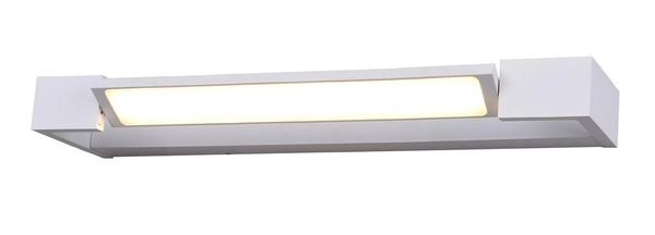 Biała lampa ścienna Dali listwa LED 12W do łazienki