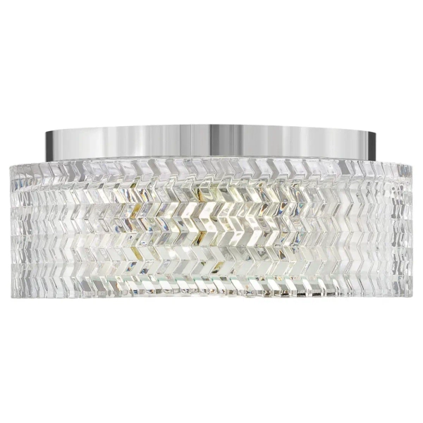 Nowoczesny plafon do jadalni Elle HK-ELLE-F-S-CM kryształowy chrom