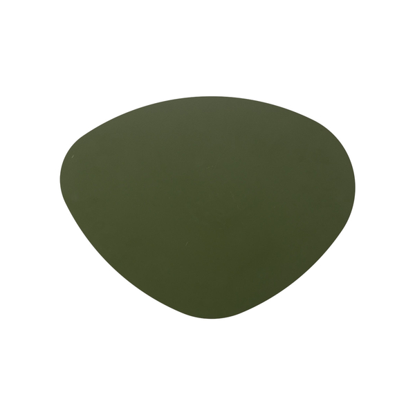 Naścienna lampa do salonu Stone Sabia 10707 owalna ciemny zielony