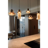 Szklana lampa wisząca tuba SIGNATURE P0602 Maxlight LED 8W 3000K mosiądz przezroczysty