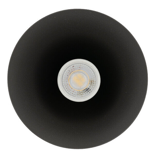 Zwieszana lampa stożkowa ZENITH 11454 do salonu jedwabisty grafit