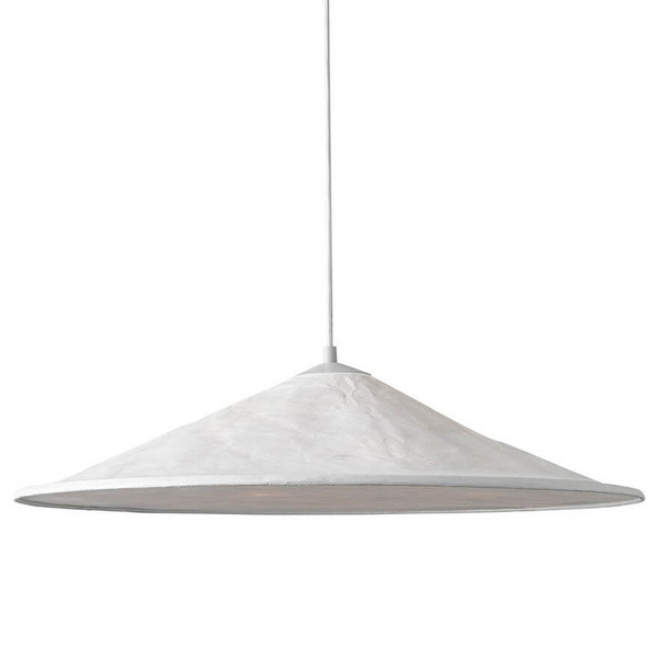 Wisząca lampa kapelusz Hill 2420073001 japandi biały