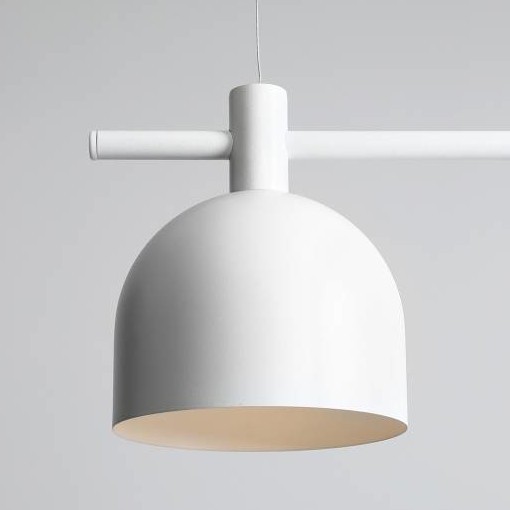 Lampa wisząca BERYL 976H Aldex metalowy zwis biały