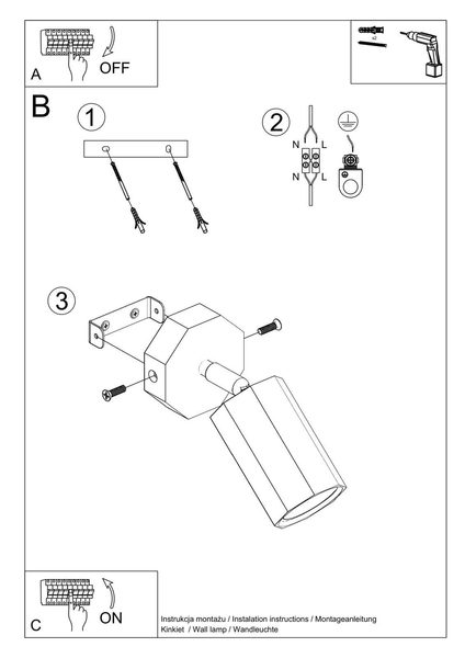Regulowany kinkiet ekologiczny SL.1028 drewniana lampa