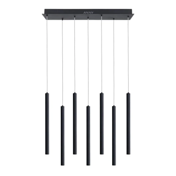 Wielopunktowa lampa wisząca Valdes PND-22302-7-BK LED 35W 3000-6000K czarny