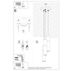 Wisząca lampa sypialniana SL.1081 nad łóżko czarna szara