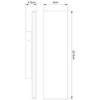 LAMPA ścienna SIEGFRIED 41751W-8 Globo prostokątna OPRAWA metalowa LED 8W 3000K kinkiet drewno