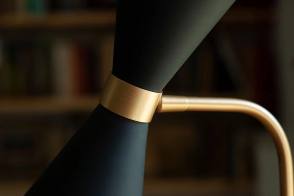 Biurkowa lampka CORNET T0039 Maxlight LED 5W 3000K metal czarna złota