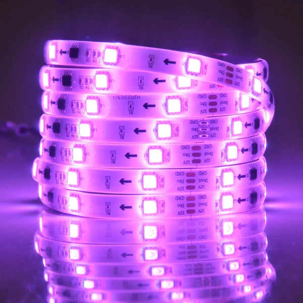 Taśma LED RGB 24W 314970 Polux pasek 5 metrów 380lm biały IP65