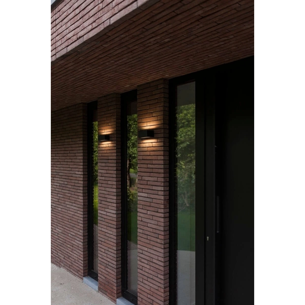 Zewnętrzna lampa ścienna GEMINI 5189113012 LED 8,8W 3000K IP54 czarna