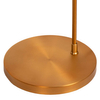 Lampa podłogowa z abażurem Corina 03747/60/30 czarna złota