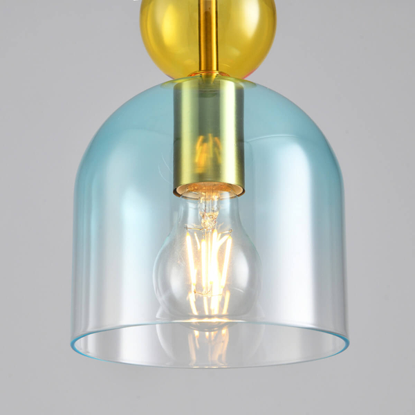 Jadalniana lampa wisząca PASTELLO ST-DN345A szklana wielokolorowa