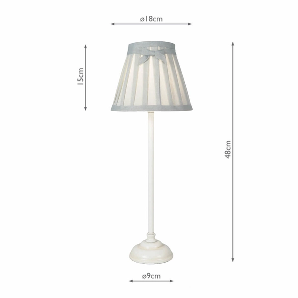 Dziecięca lampa stołowa Grace GRA422 Dar Lighting biała szara