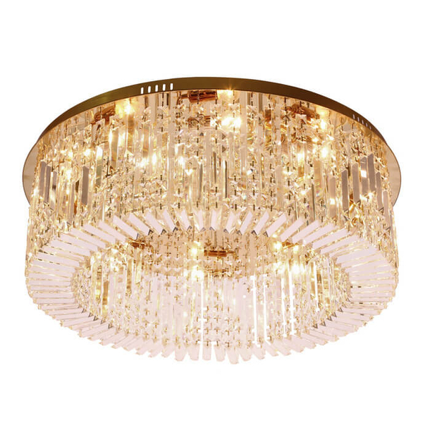 Kryształowa lampa sufitowa Maranga 18-33345 Candellux crystal złoty