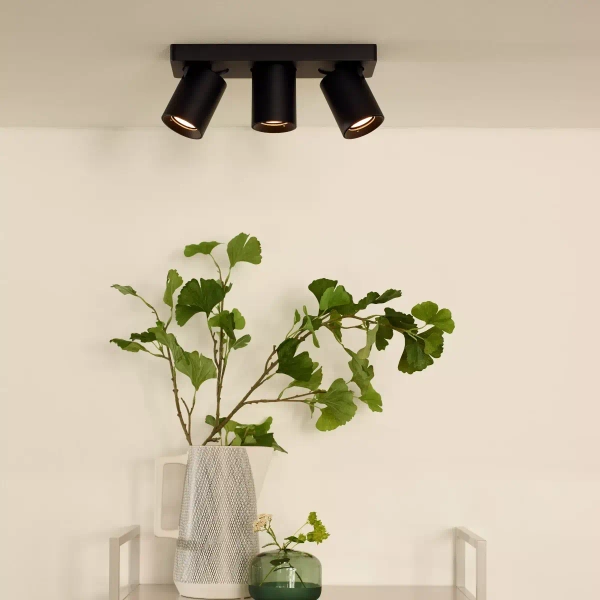 Potrójna lampa sufitowa NIGEL 09929/15/30 Lucide tubki czarny