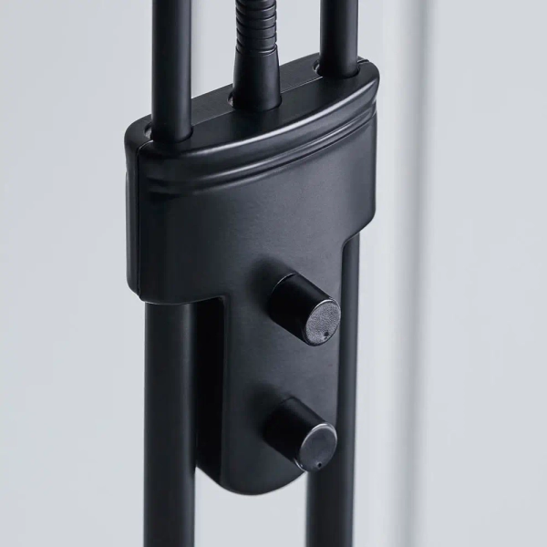 Podłogowa lampa do salonu Rome 107738 regulowana czarna