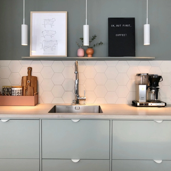 Pojedyncza zwisająca lampa Mib 71679901 DFTP industrialna biała