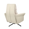 Fotel obrotowy RELAX beżowy KH1501100184 tapicerowany z podnóżkiem