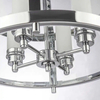Industrialna LAMPA wisząca NEW YORK P04567CH Cosmolight okrągły zwis szklany chrom