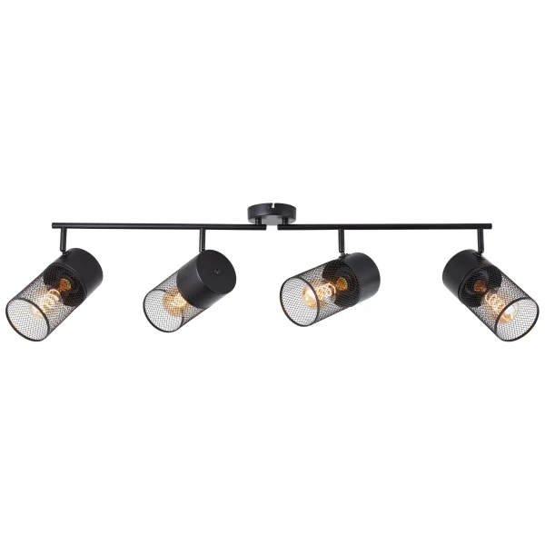 Loftowa lampa sufitowa Kamolo 99726/76 metalowa czarna