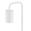 Nocna lampa stojąca Luis minimalistyczna do sypialni biała