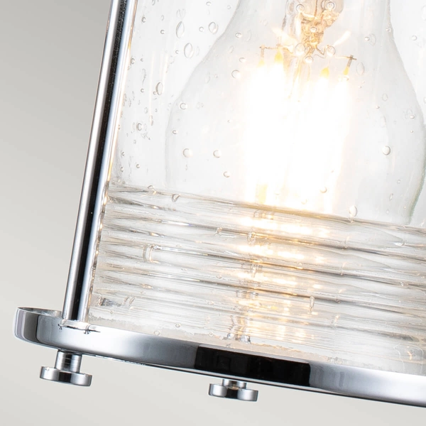 Łazienkowa ścienna lampa Ashland Bay QN-ASHLANDBAY3-PC-BATH Quintiesse IP44 chrom