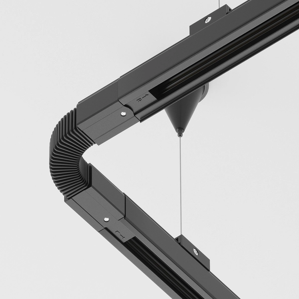 Złączka elastyczna do 3-faz systemu szynowego Trinity TRA005CF-31B Maytoni czarna