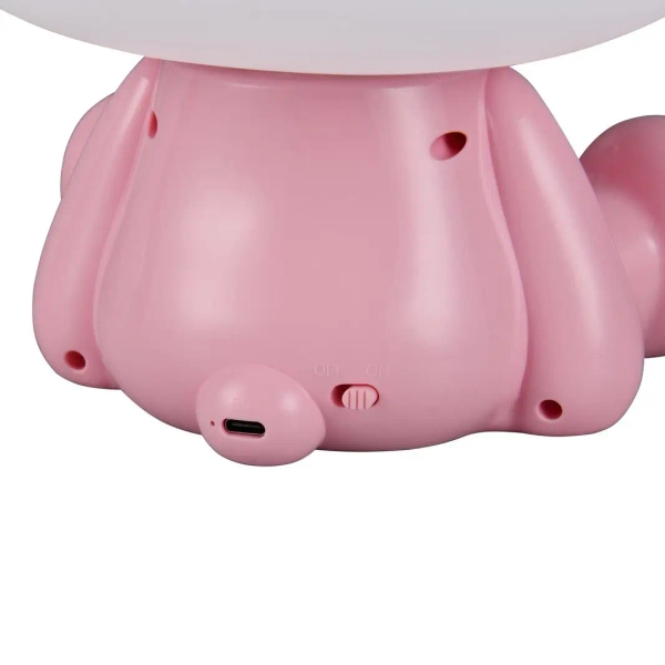 Dziecięca lampka stołowa żaba HOPPER R57971193 LED 0,3W 3000K różowy