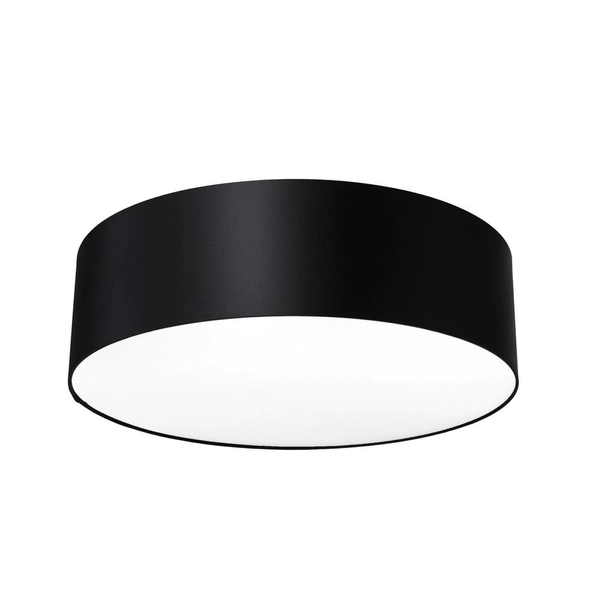 Minimalistyczna lampa natynkowa MOVE 30682302 okrągła czarna