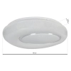 Plafon ściemnialny BONO ML6399 480mm LED 52W 3000-6000K efekt gwiazd biały