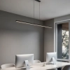 Liniowa wisząca lampa nad stół 1257 LED 15W 3000-6000K belka czarna