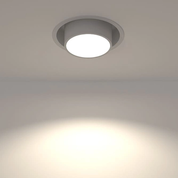 Lampa sufitowa okrągła Mono Slide 10795 Nowodvorski podtynkowa oczko biała