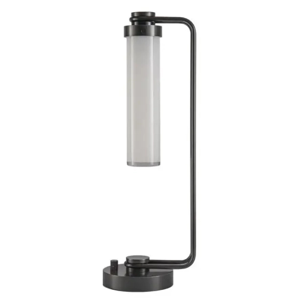 Stołowa vintage lampa Wynwood QN-WYNWOOD-TL-UBZ tuba czarny