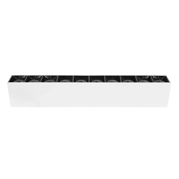 Sufitowa ledowa lampa 1064 LED 30W 4000K liniowa biały czarny