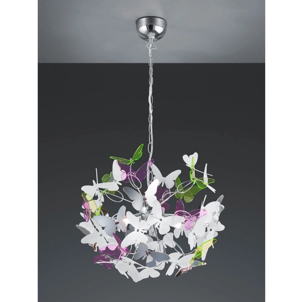 Wisząca lampa dekoracyjna Butterfly R30214017 RL Light motyle multikolor
