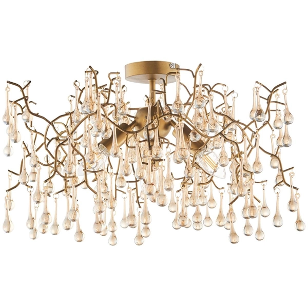 Sufitowa lampa gałązki L&-181696 Light& designerska złota