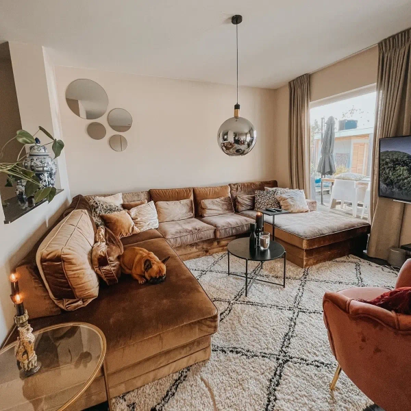 Loftowa lampa wisząca Julius 34438/40/65 Lucide szklana czarna złota