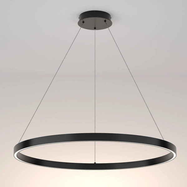 Nowoczesna lampa wisząca Rim MOD058PL-L42B4K LED 51W ring czarny
