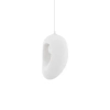 Lampa wisząca nad wyspę LONTIZA LE45334 z żywicy kula biała