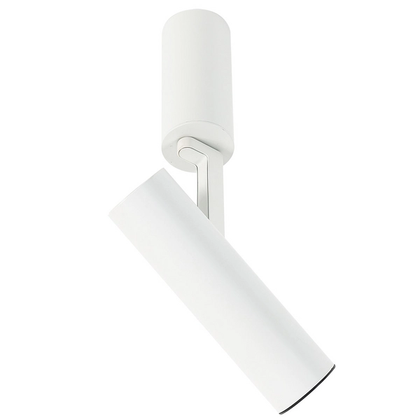 Spot LAMPA sufitowa BOCCA SLC74055/18W 4000K WH+BL Italux metalowa OPRAWA LED 18W regulowana tuba biała