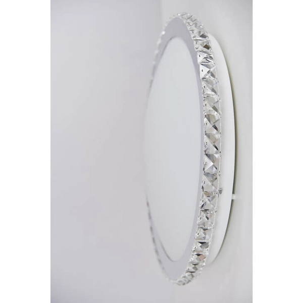 Plafoniera sufitowa Gallant AZ1592 LED 24W 3000K srebrna kryształowa