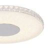 Okrągła lampa przysufitowa Denni 49336-24R Globo LED 24W 4000K szkło srebrny