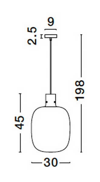 Stylowa lampa wisząca Padre do jadalni złota szampańska