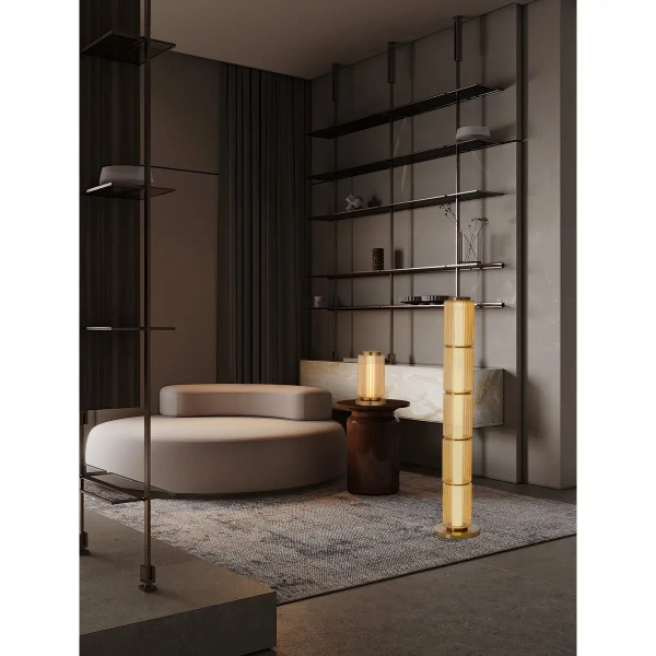 Nowoczesna lampka nocna TABRUNO LE45171 LED 10W 3000K do sypialni złota