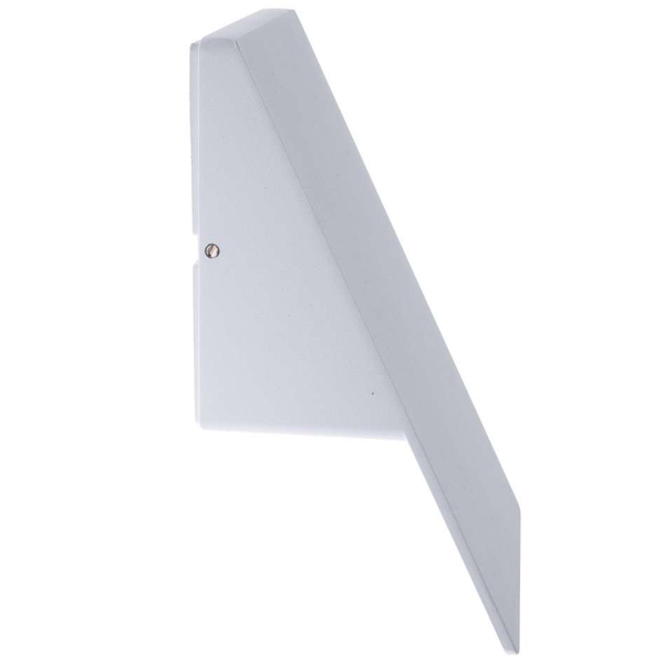Zewnętrzna LAMPA ścienna PLAIN ML096 Milagro elewacyjna OPRAWA metalowa LED 10W 4000K outdoor IP44 biała