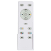 Natynkowa LAMPA sufitowa NICOLE 48365-60 Globo okrągła OPRAWA plafon LED RGB 67,48W z efektem gwiazd biała